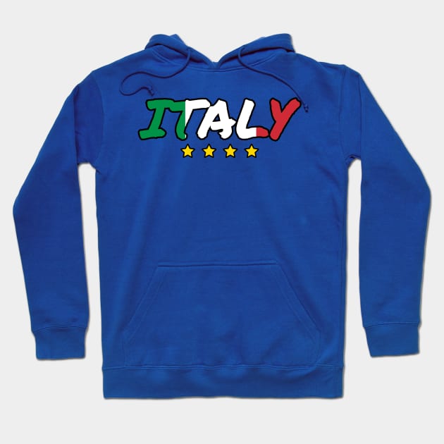 Italy National Football Team Hoodie by brindled